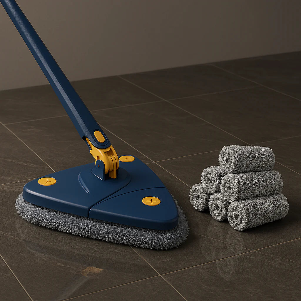 CleanSweep360™ | Balai rotatif ultra-absorbant + 6 serpillières offertes